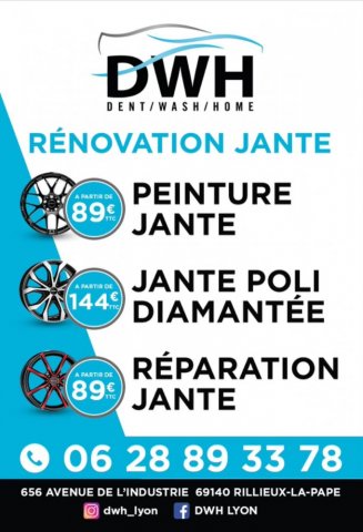 Rénovation de jantes à Rillieux-la-Pape